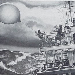 1954 - Detail from Dewey and Almy artwork.