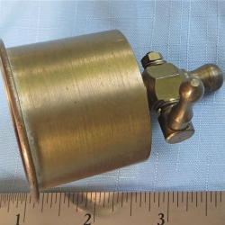 BALLOON FILLER: Old, Brass (on permanent loan to Brenner Pilot Balloon Collection, CSULB)