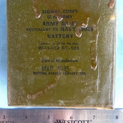 BATTERY: BA-67 (Navy 19028), National Carbon Company Inc., from AN/AMQ-1