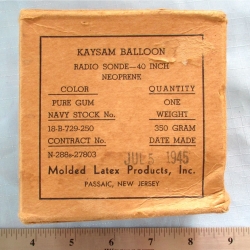 BALLOON: Kaysam, Molded Latex Product, 350-Gram