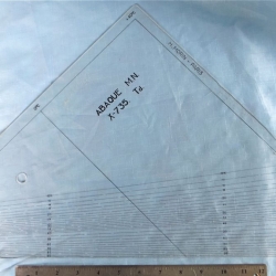CALCULATOR: Abaque, H. Morin X-735, Paris
