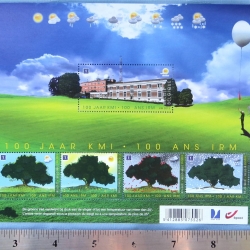 STAMP: Commemorative, Belgium Royal Meteorological Institute