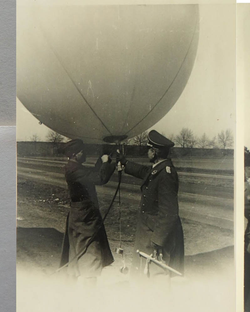 1928 (?)--German (?) Soldiers with Balloon
