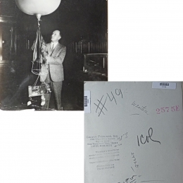 1930s--Man With Radiosonde