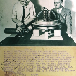 1934--Hydrogen-Release Valve for Explorer Balloon
