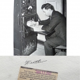 1940--Checking WB Recorder for Reception Joliet IL