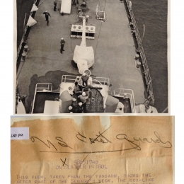 1941--CGC Sebago With Aft Balloon Shelter