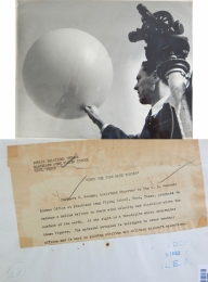 1943--Launching a Weather Bureau Pilot Balloon, Waco, TX