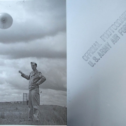 1943--Releasing Balloon US Army Airfield Presque Isle, ME