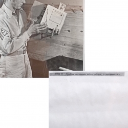 1945--Checking an Army Air Forces Radiosonde