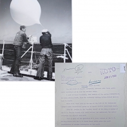 1950--USCG US WB Radiosonde Launch Aboard US CGC Pontchartrain - North Atlantic