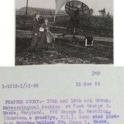 1955-11-15 Army Radiosonde Launch, Fort Meade, MD