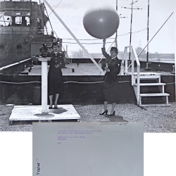 1956--WAVEs Launching Pilot Balloon
