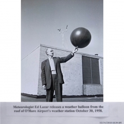1958--Pilot Balloon Release O'Hare AP IL