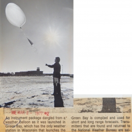 1977-- Launching a Radiosonde, Greenbay, WI (Combined)
