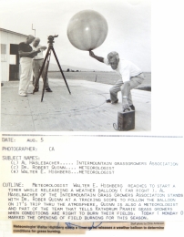 1990s--Pilot Balloon Release, Idaho