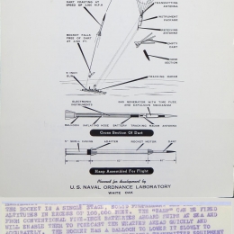 1960 circa--High Altitude Sounding Projectile (HASP), White Oak, MD